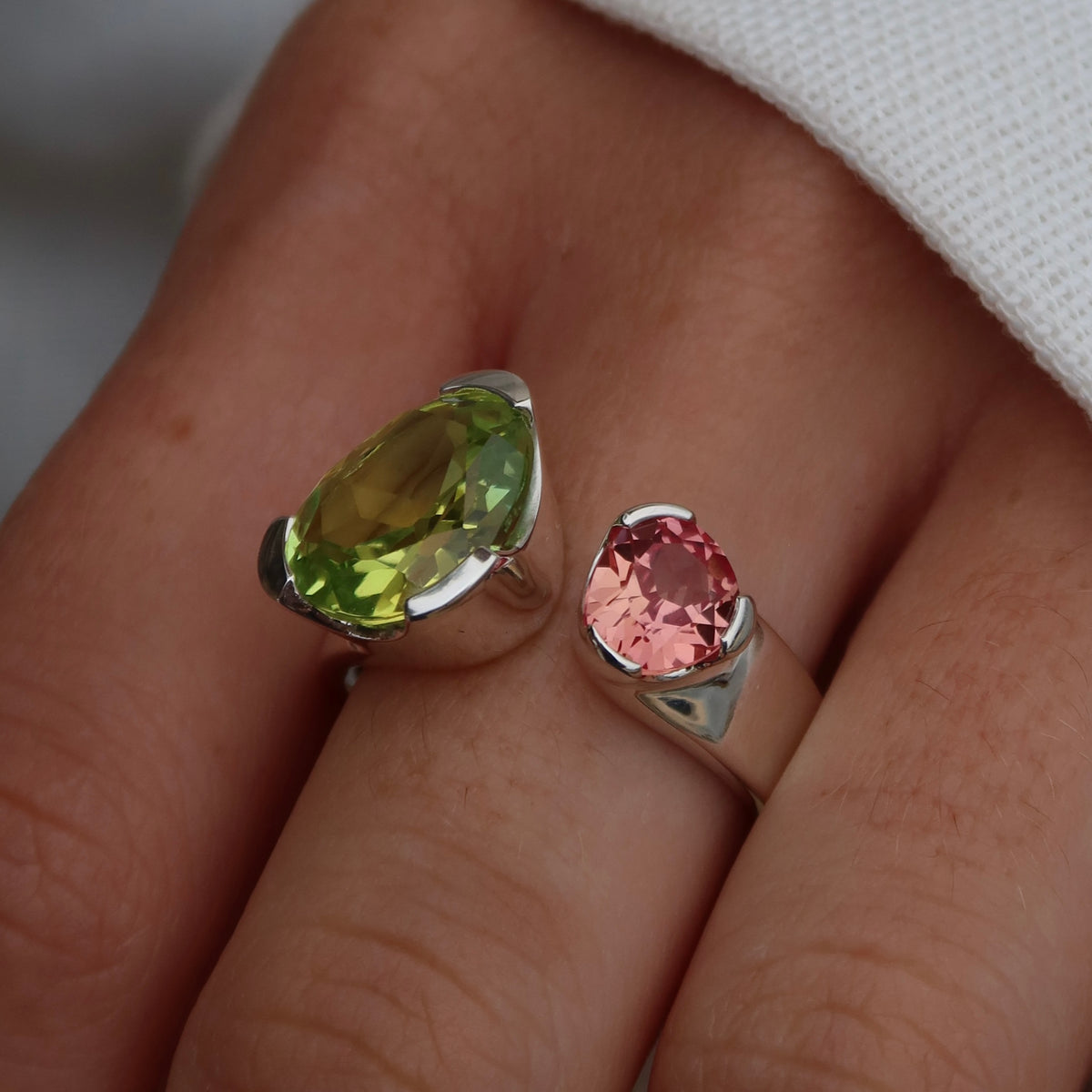 ONE-OFF | Duet Ring Lemon Lime + Sunset