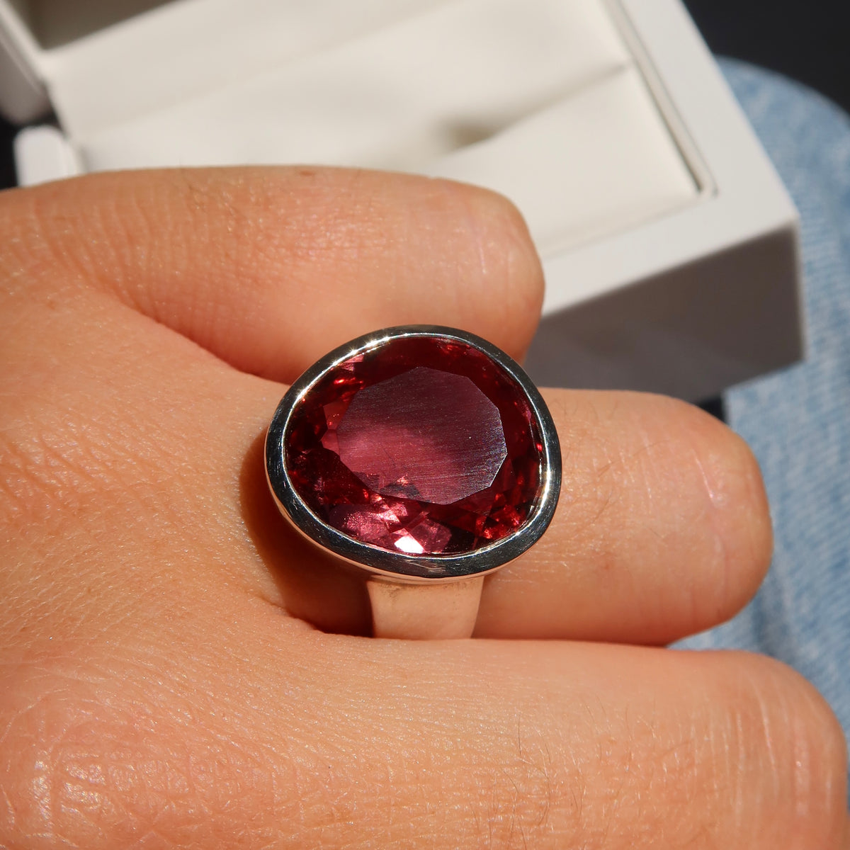 ONE-OFF | Rubelitte Evolution Ring - Size O