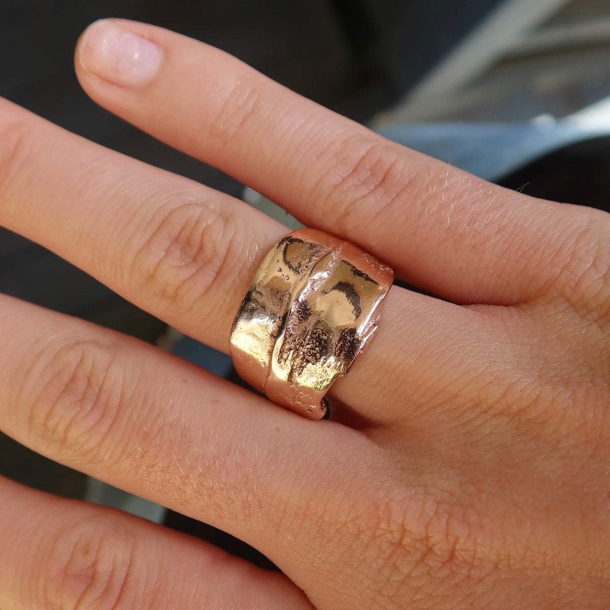 ONE-OFF | Wearloom Lava Ring - Rose Gold Size Q
