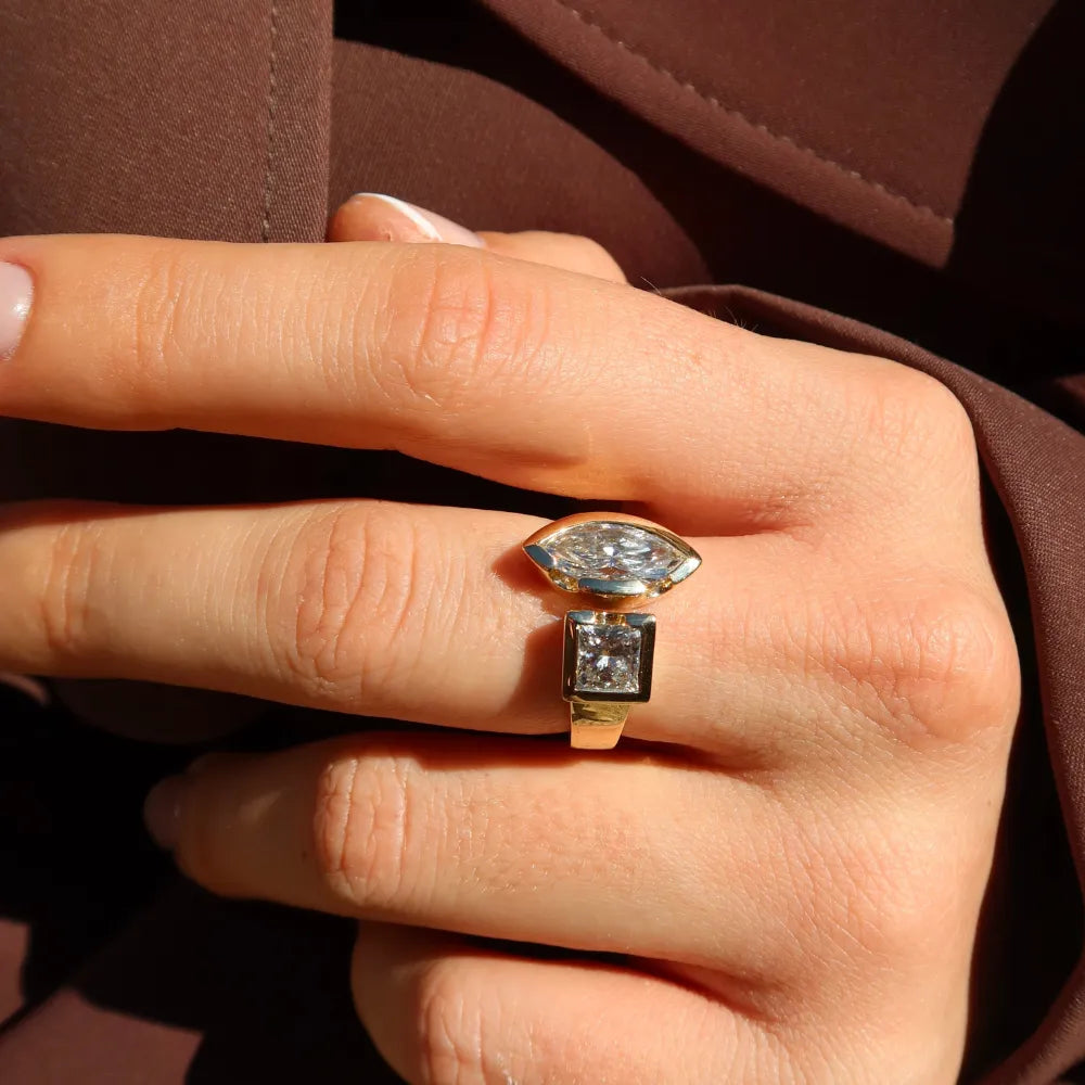 SAMPLE | Diamond Duet Ring