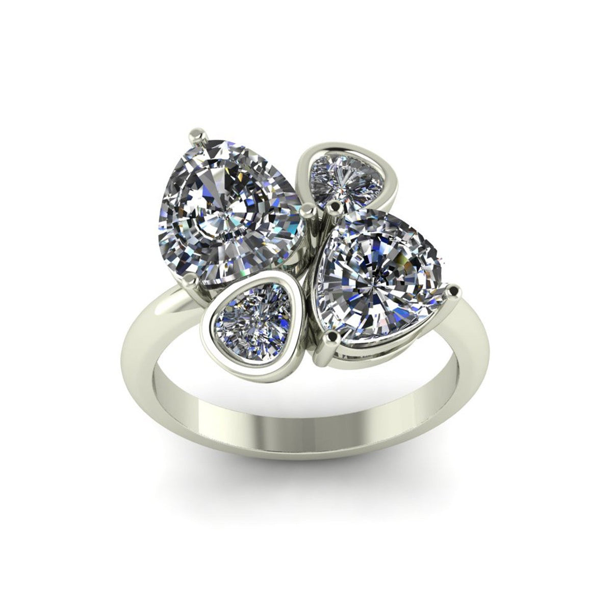 SAMPLE | The Clover Diamond Ring