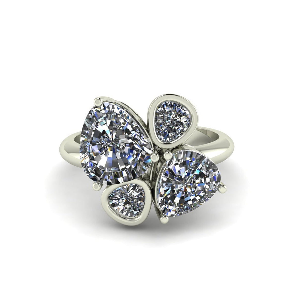 SAMPLE | The Clover Diamond Ring