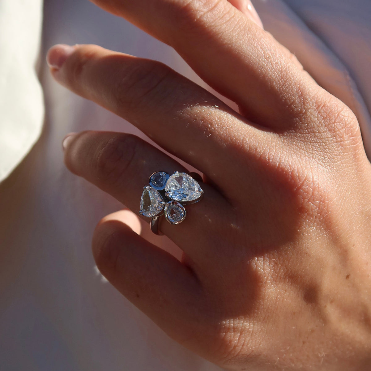 SAMPLE | The Clover Diamond Ring