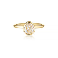 SAMPLE | Tri-Cut Diamond Ring 1 carat - Yellow Gold