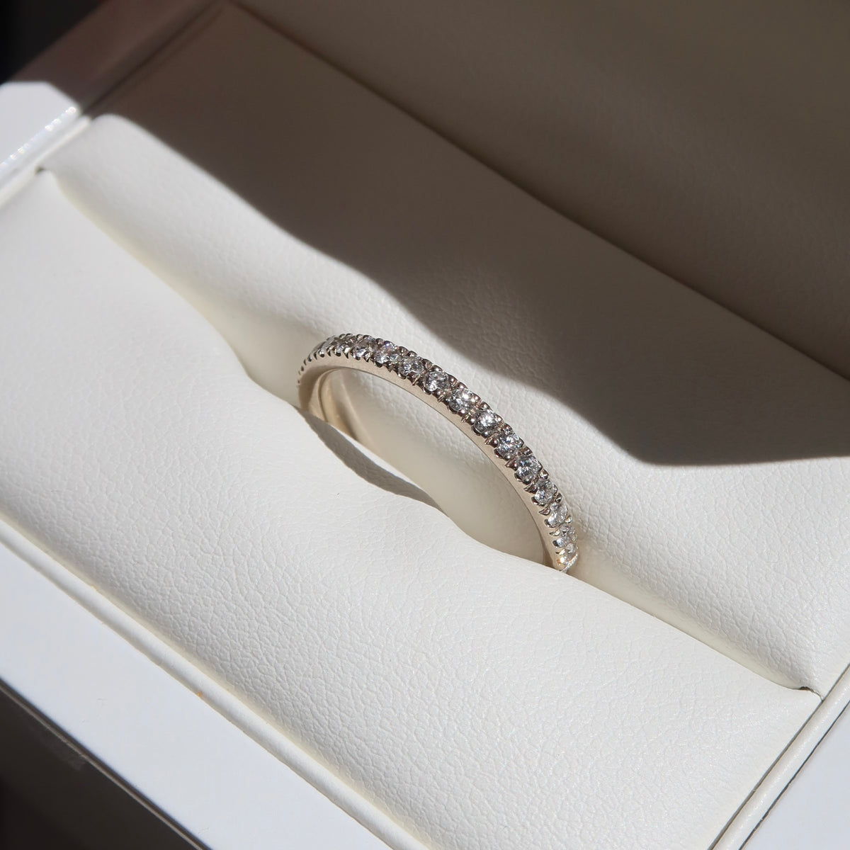 SAMPLE | U Promise Diamond Wedding Band - White Gold