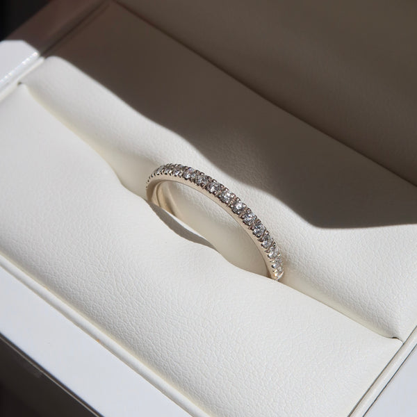SAMPLE | U Promise Diamond Wedding Band - White Gold