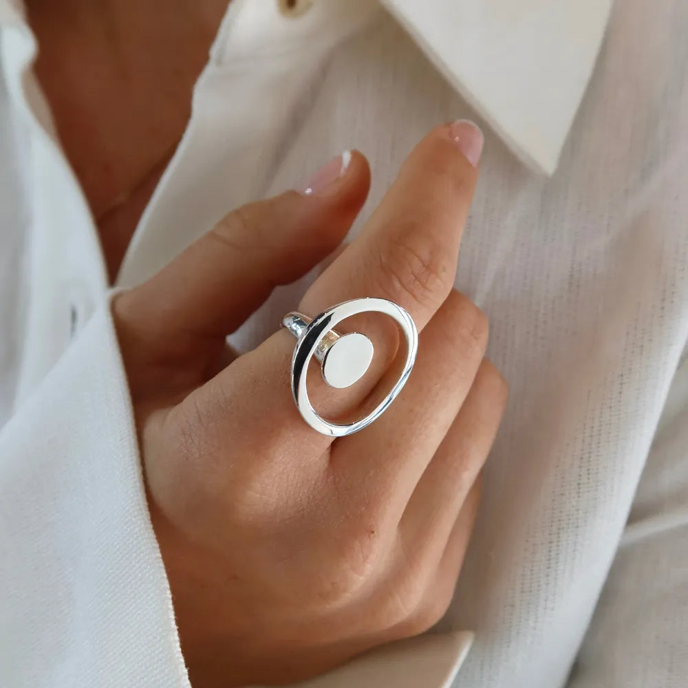 The Circle Within - Sterling Silver Ring