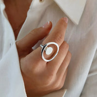 The Circle Within - Sterling Silver Ring