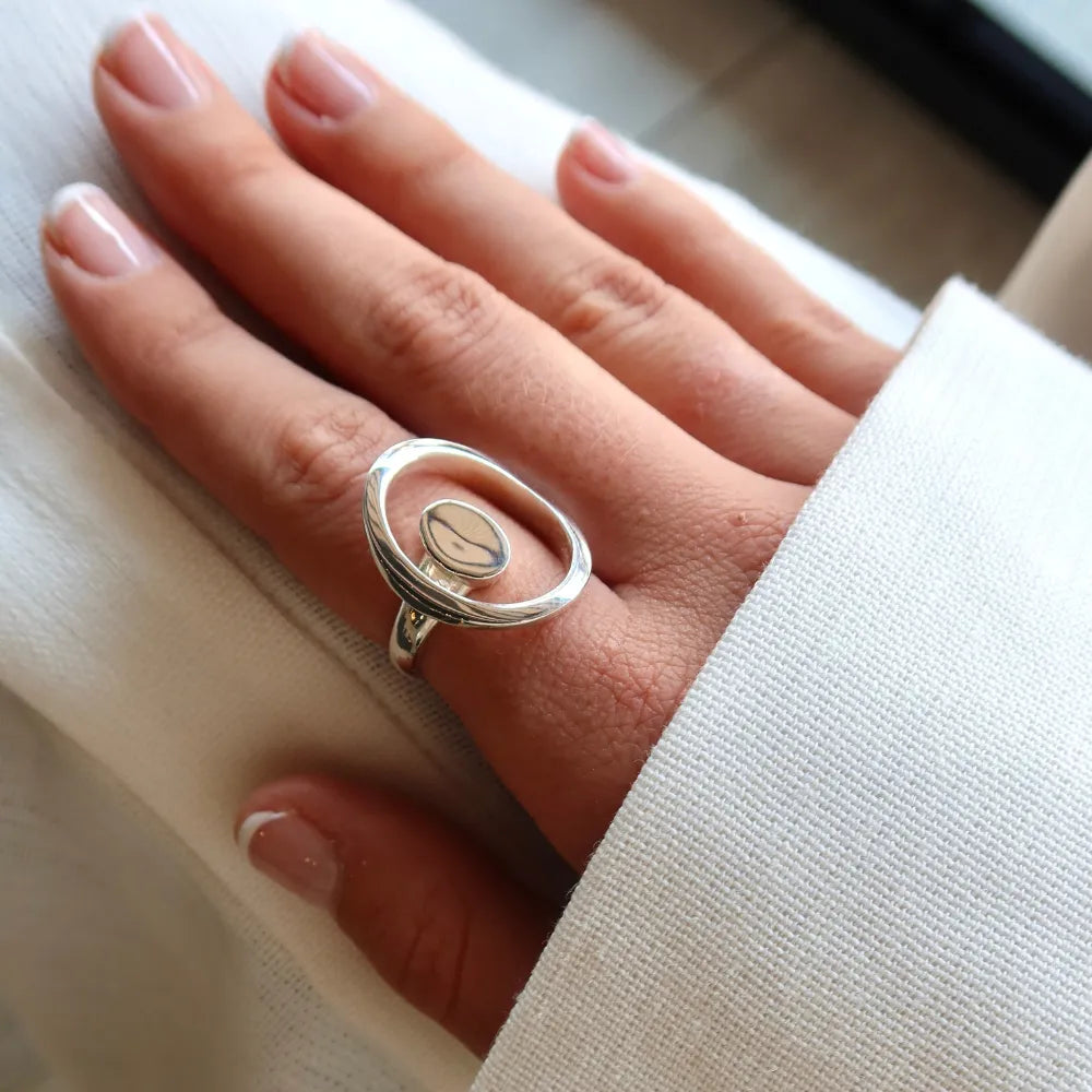 The Circle Within - Sterling Silver Ring