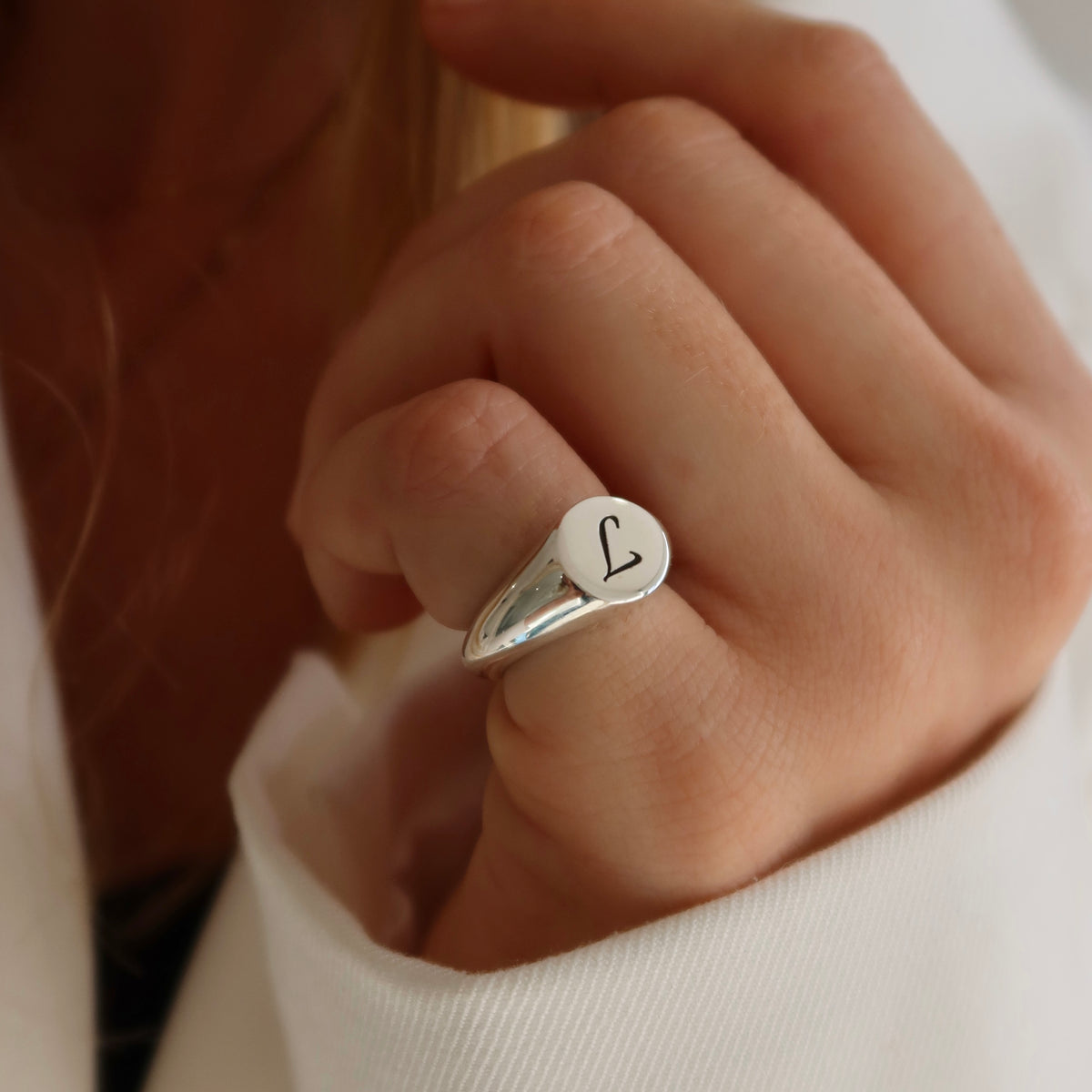 The Classic Signet Ring - Sterling Silver