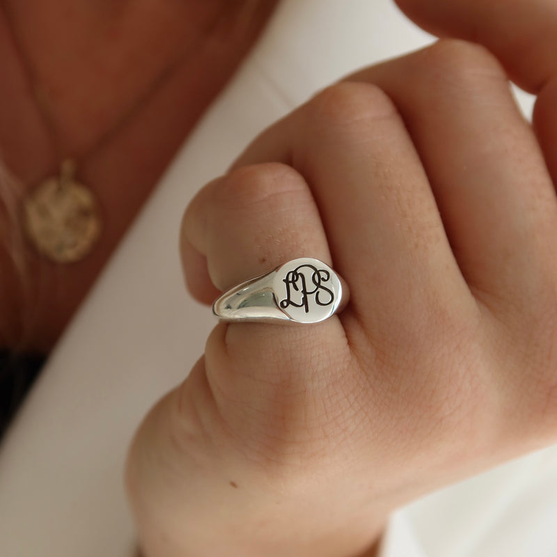 The Classic Signet Ring - Sterling Silver