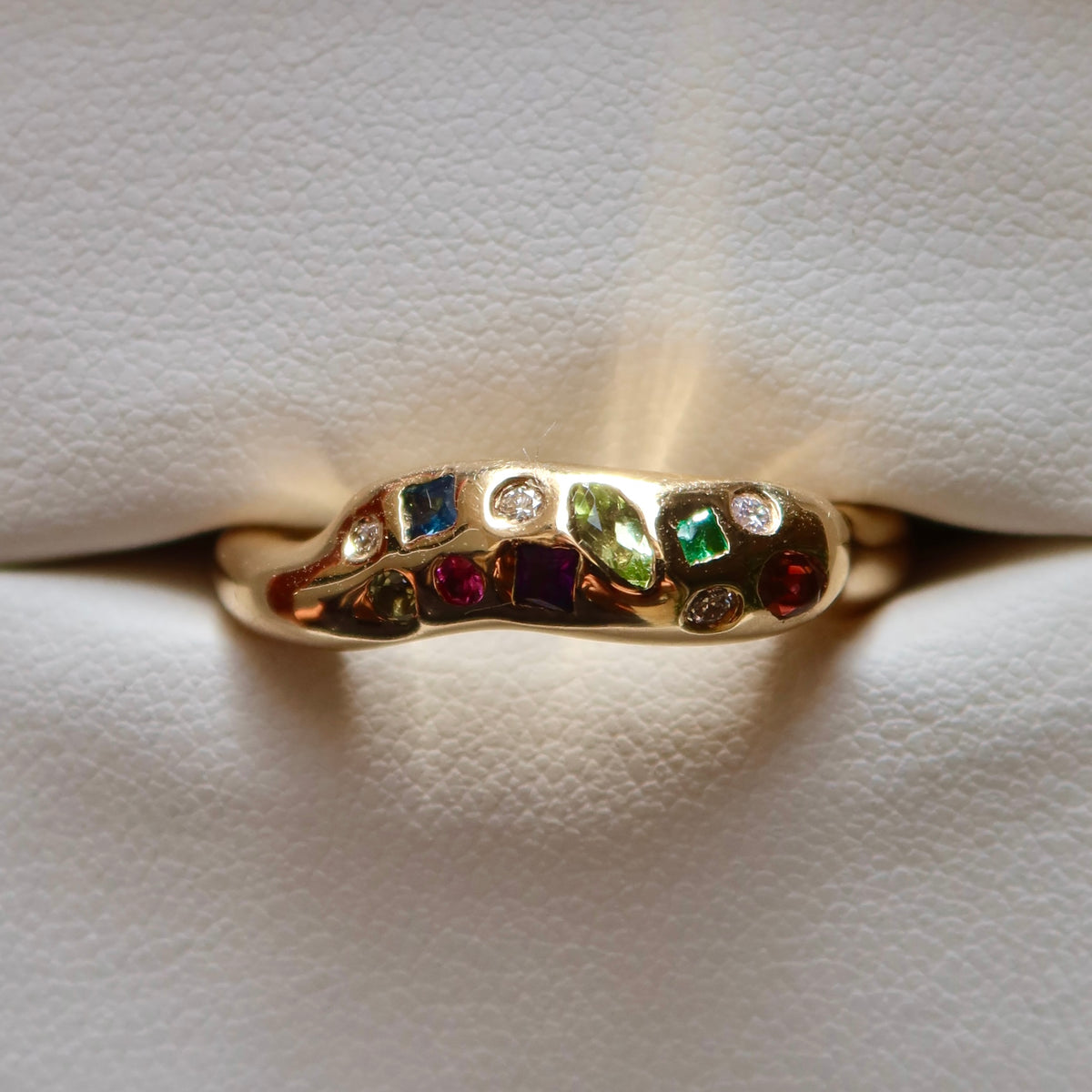 The Cluster Gemstone Living Ring (Choose your Gemstones)