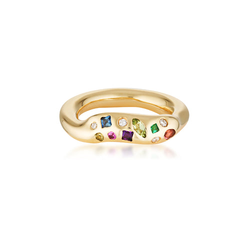 The Cluster Gemstone Living Ring (Choose your Gemstones)