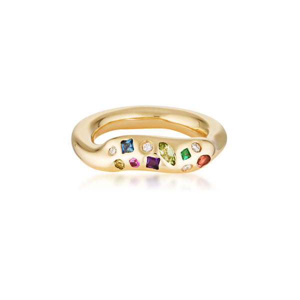 The Cluster Gemstone Living Ring (Choose your Gemstones)