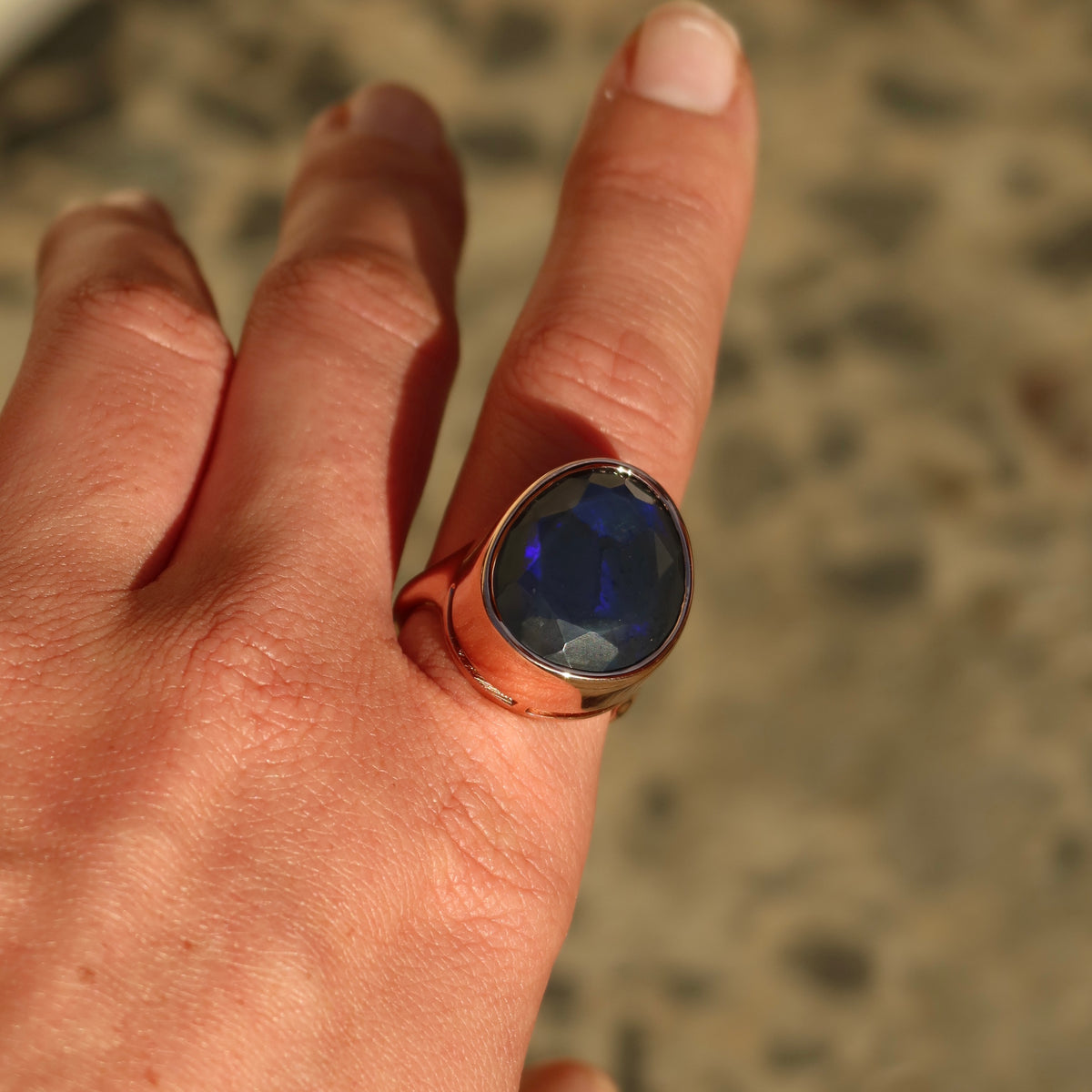 The Indigo Ring | Rose Gold by UbyKate