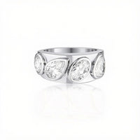 The Keystone Diamond Ring - White Gold