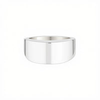 The Keystone Ring - White Gold