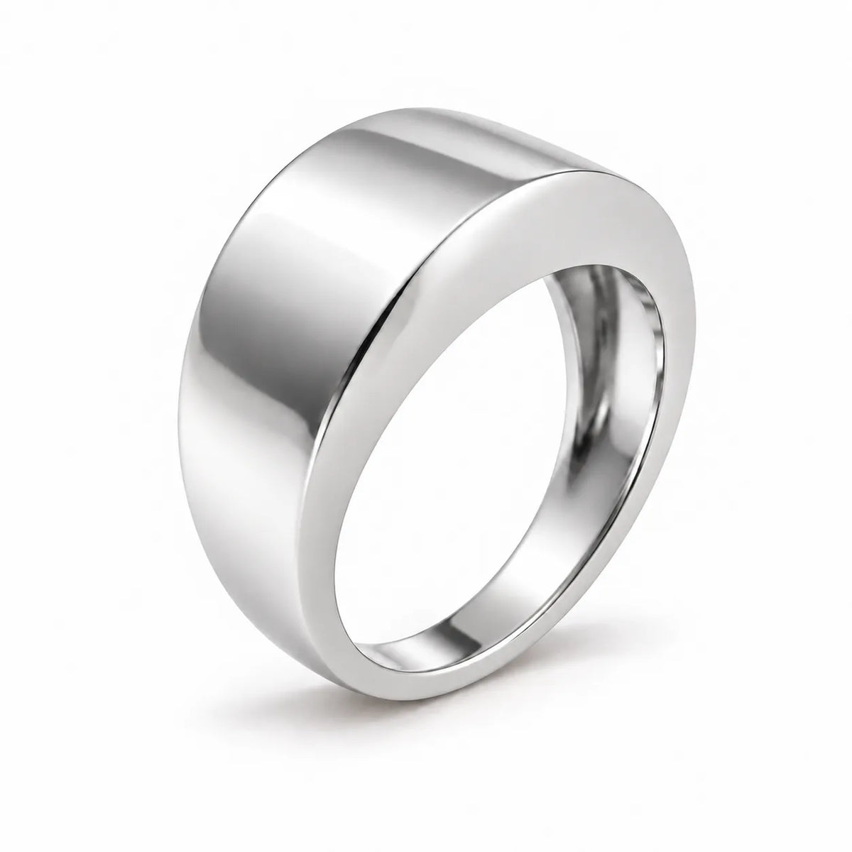 The Keystone Ring - White Gold
