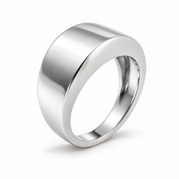 The Keystone Ring - White Gold