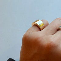 The Keystone Ring - Yellow Gold