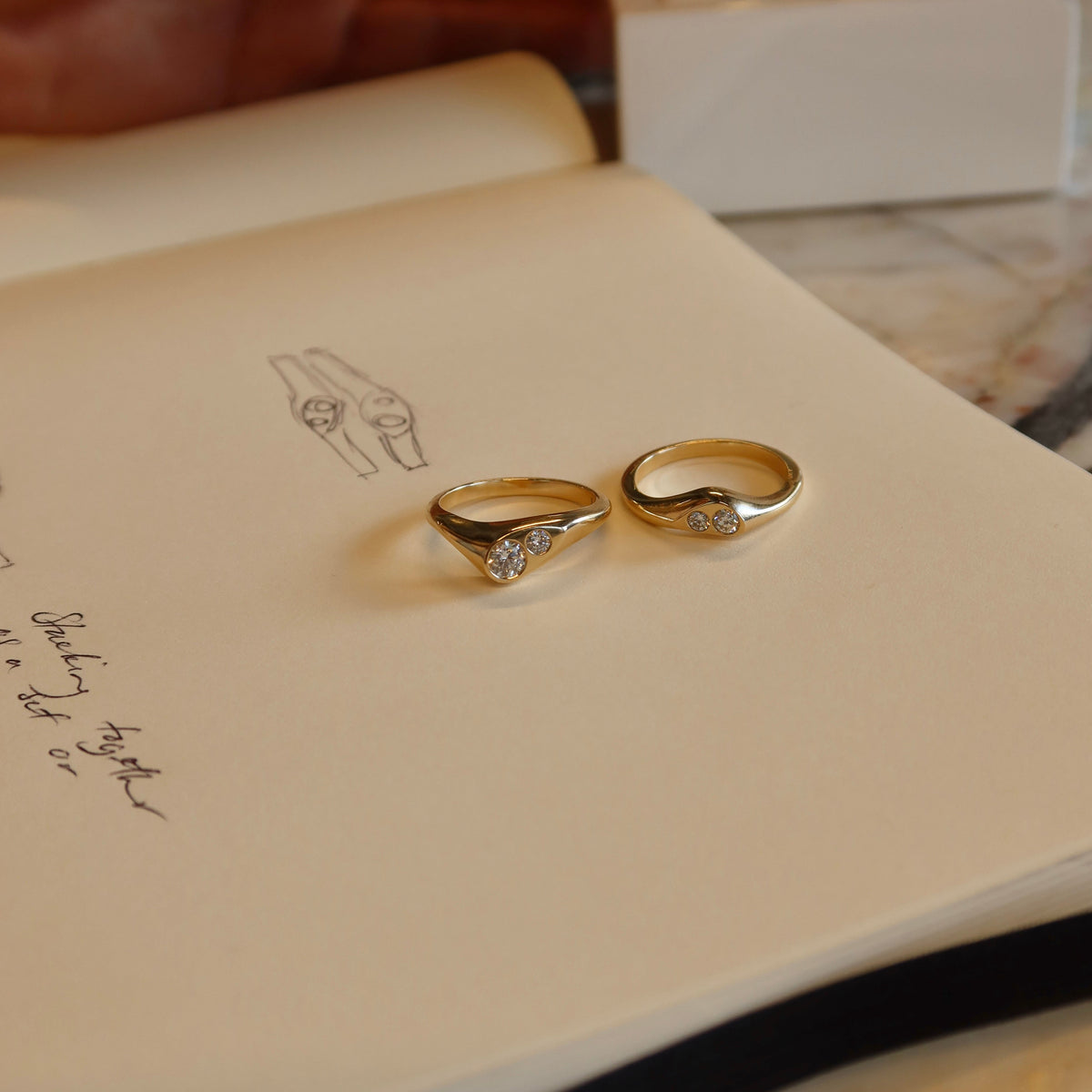 The Living Signet Ring Stack