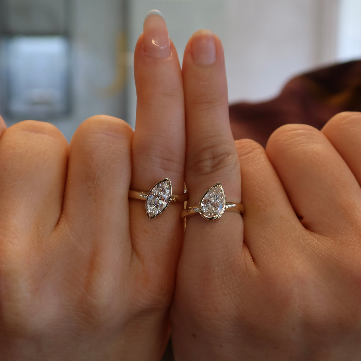 The Pinky Promise Marquise Ring - Rose Gold