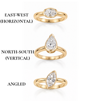 The Pinky Promise Marquise Ring - White Gold