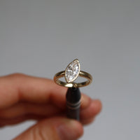 The Pinky Promise Marquise Ring - Yellow Gold