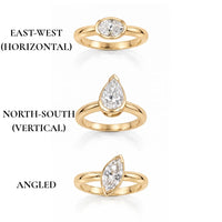 The Pinky Promise Oval Ring - White Gold