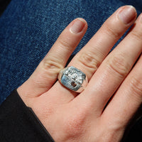 The Relic Signet Ring - Natural Sapphire | One of One | Size O
