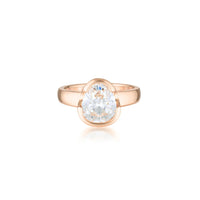 The Tri-Cut Diamond Ring - 18ct Rose Gold