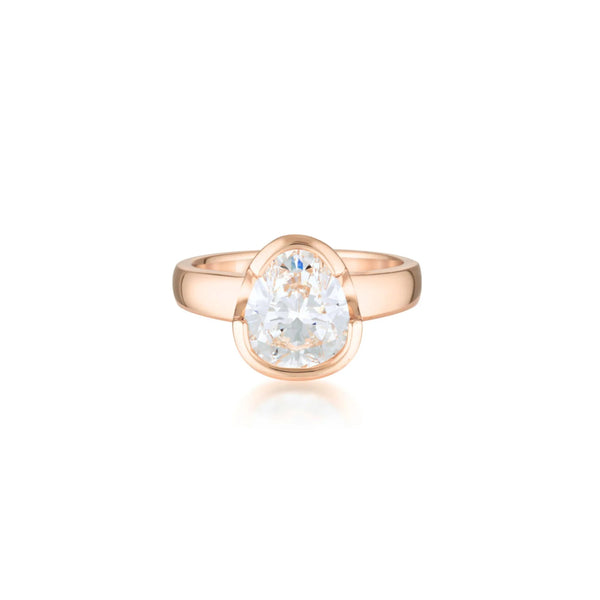 The Tri-Cut Diamond Ring - 18ct Rose Gold