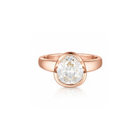 The Tri- Cut Diamond Ring - 9ct Rose Gold | UbyKate