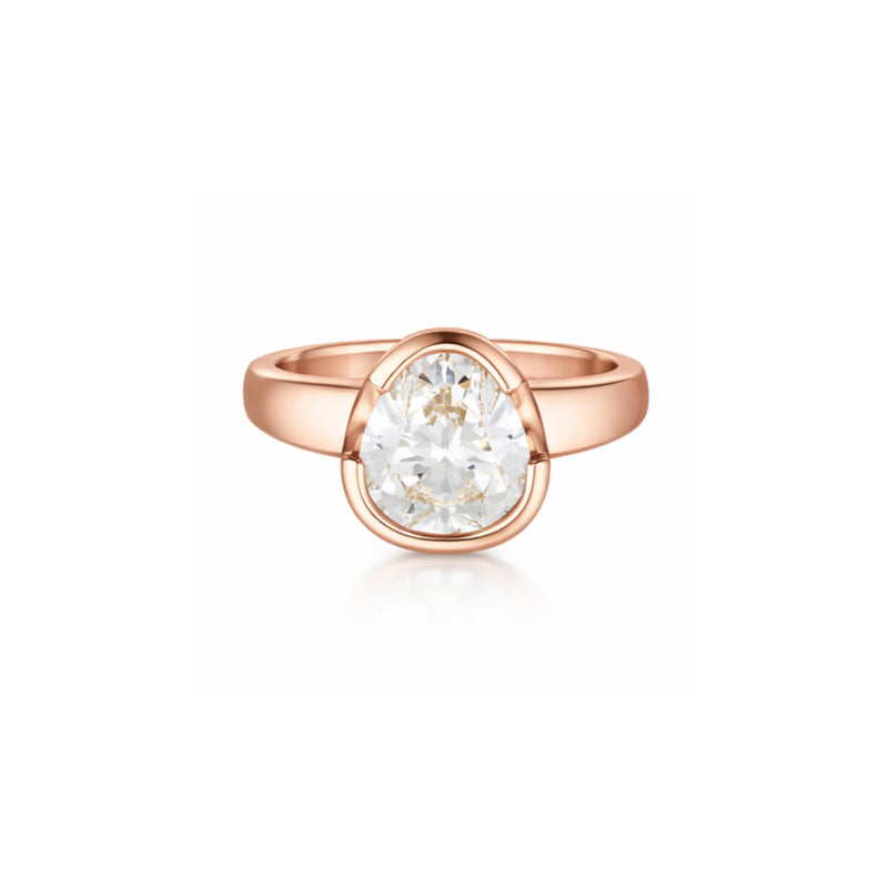 The Tri- Cut Diamond Ring - 9ct Rose Gold | UbyKate