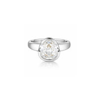 The Tri- Cut Diamond Ring - 9ct White Gold | UbyKate