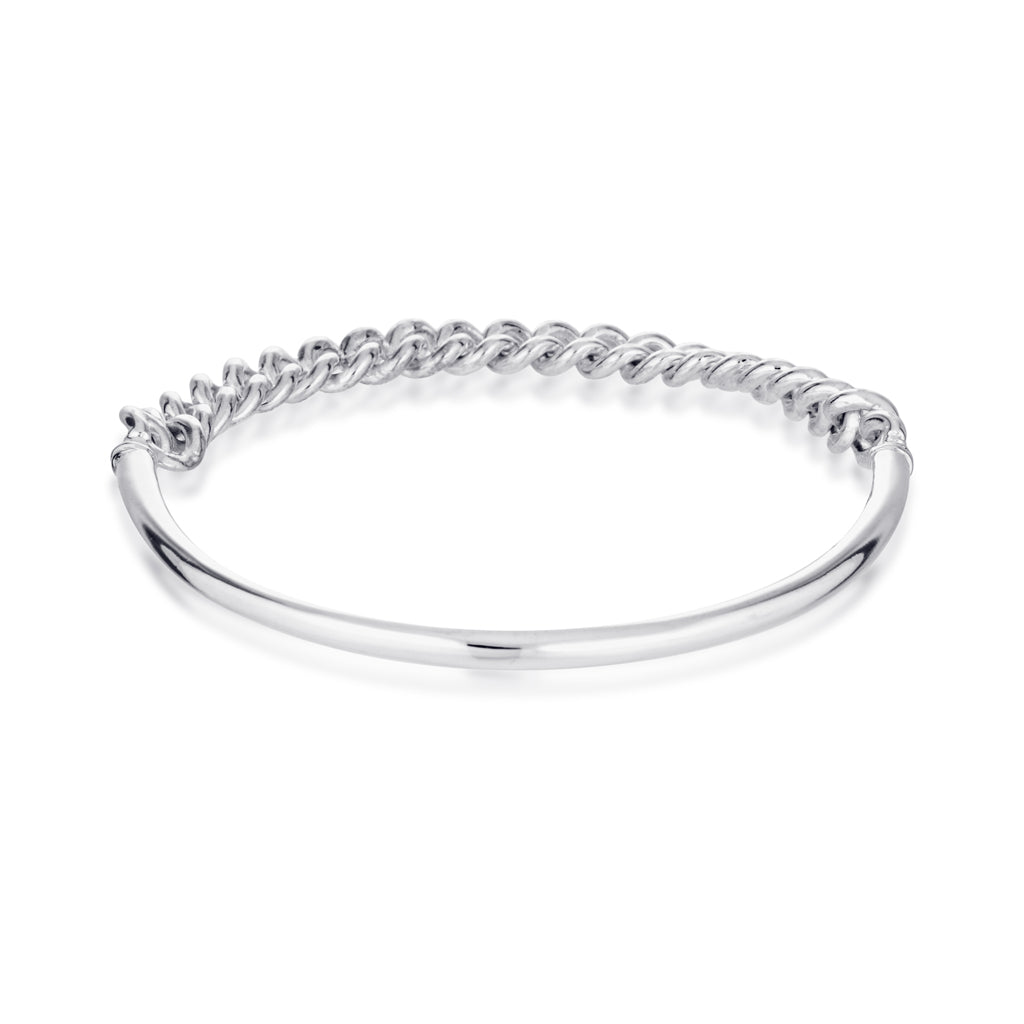 Unchained Bangle - Sterling Silver | UbyKate