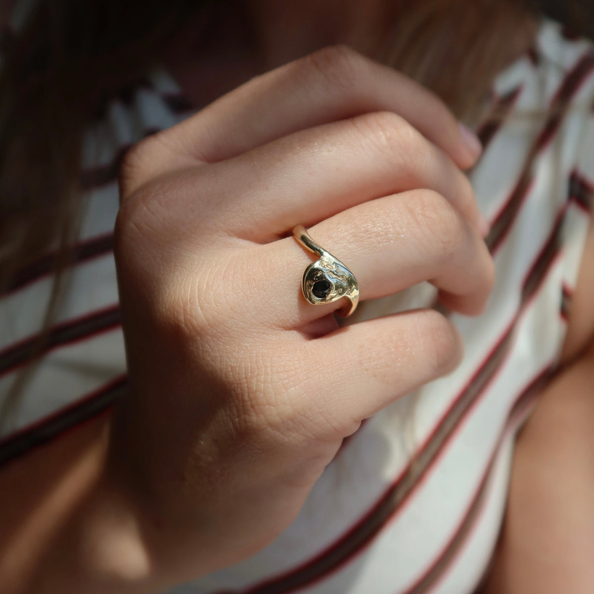 Waves of Life Sapphire Ring | One of One | Size N