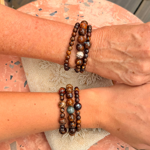 Yowah Boulder Opal | Beaded Bracelet