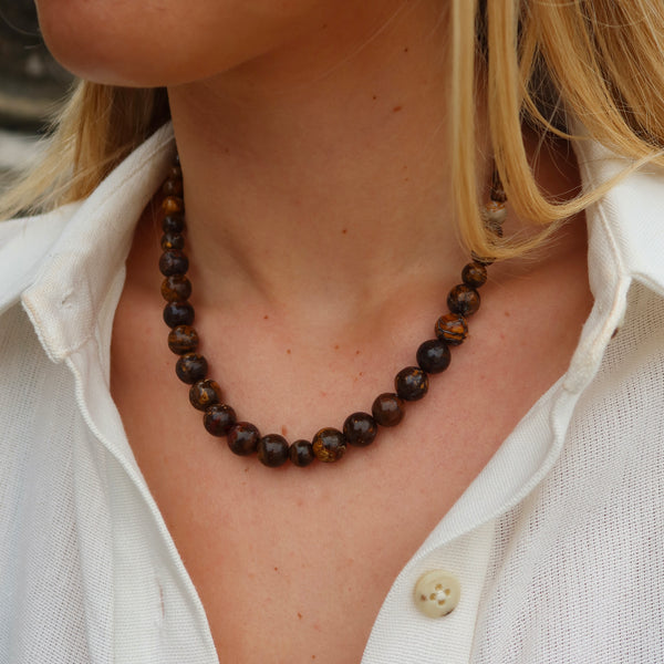 Yowah Boulder Opal | Beaded Necklace
