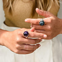 Orb Gemstone Ring - Moonstone